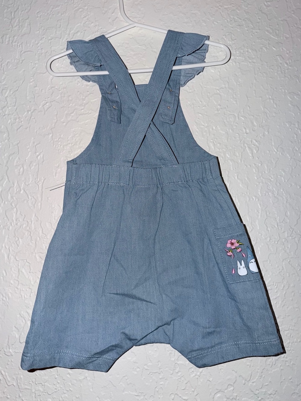 Limited Edition Studio Ghibli Totoro cherry blossom overall, infant Size 9 month - Picture 2 of 2